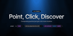 Interactive query building showcased in vlt