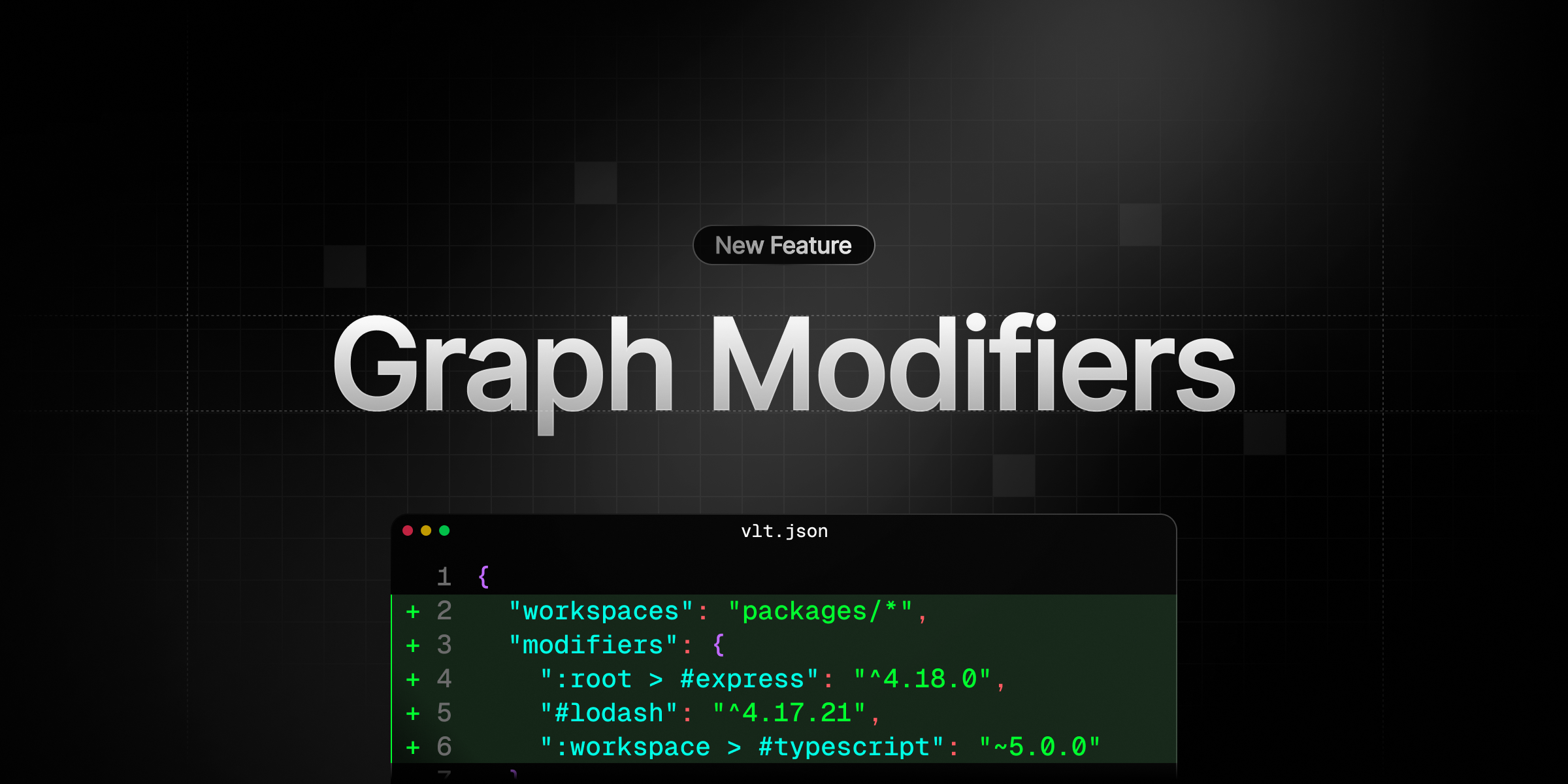 vlt Graph Modifiers