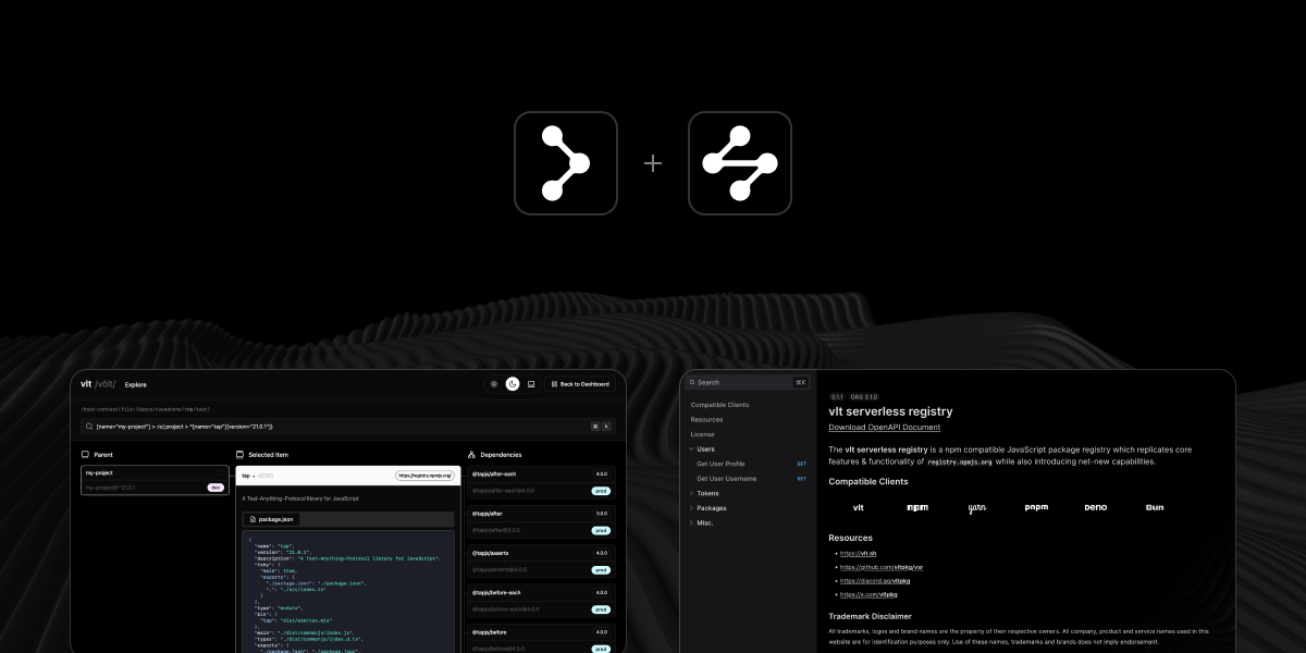 Introducing the vlt Package Manager & Serverless Registry