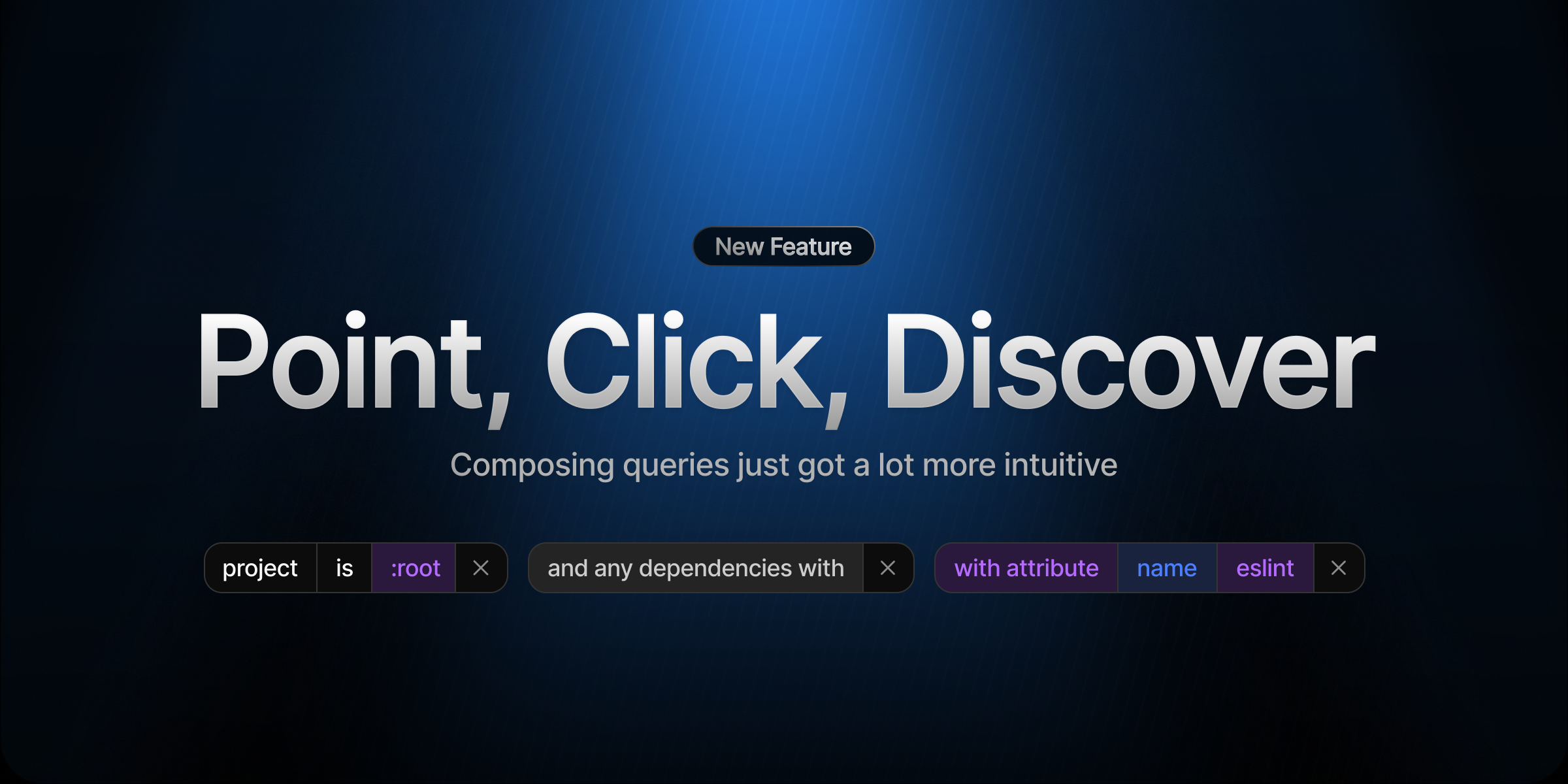 Interactive query building showcased in vlt